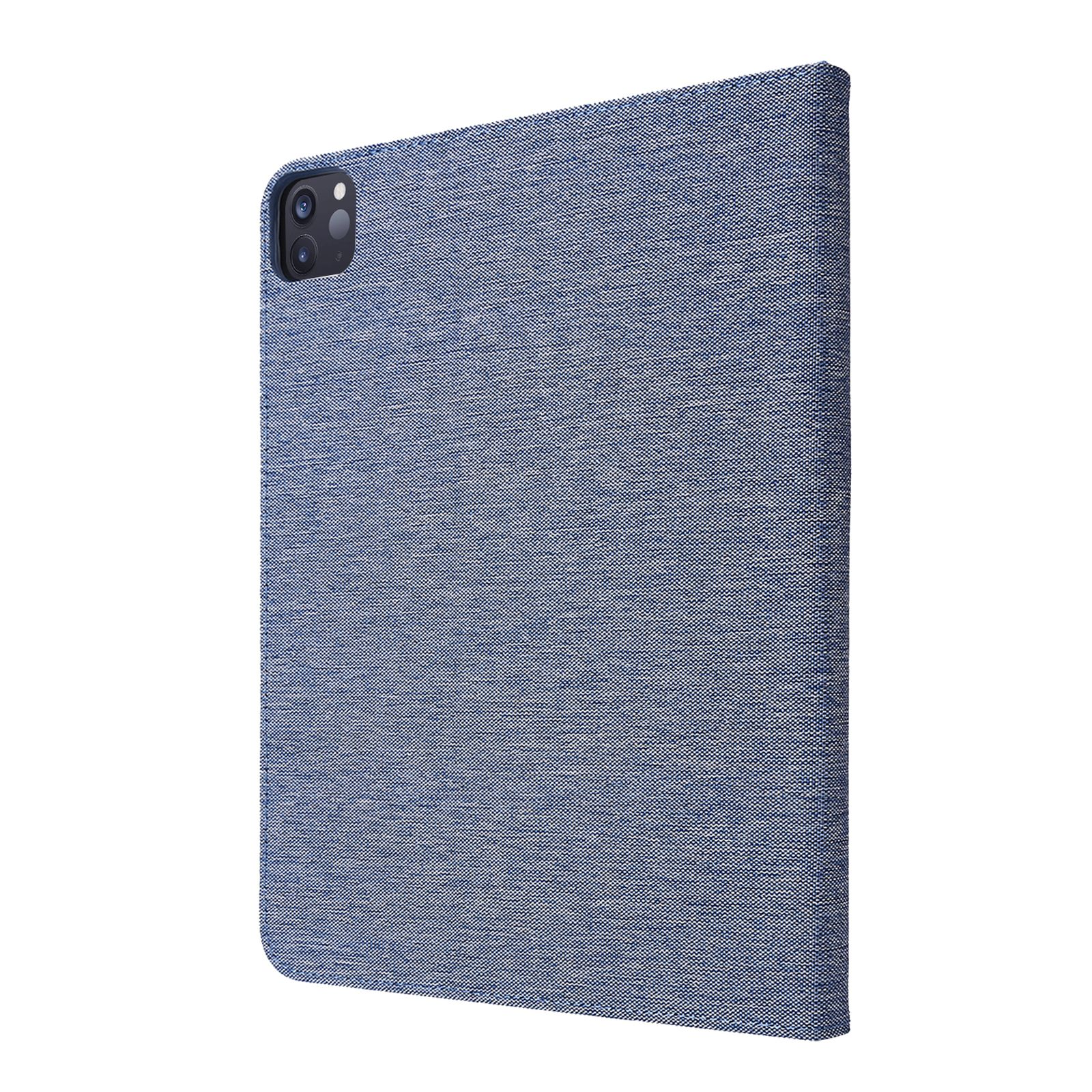 LOBWERK Hülle Schutzhülle Bookcover 2020/2021/2022 Pro Apple für 11 iPad Blau Kunststoff, 11 Zoll