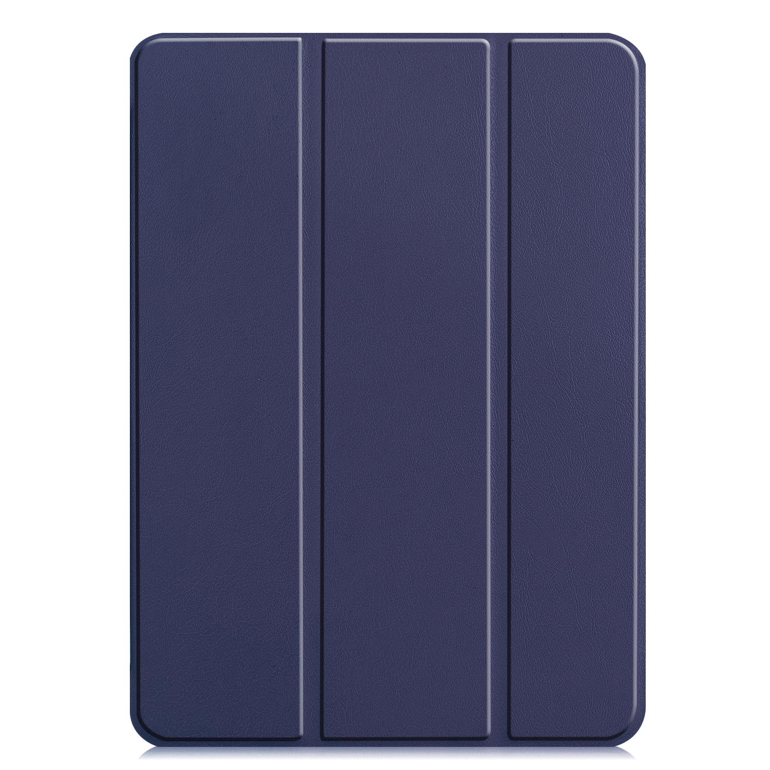 LOBWERK Hülle iPad Bookcover 12.9 12.9 Blau Apple Pro 2020 für Schutzhülle Kunstleder