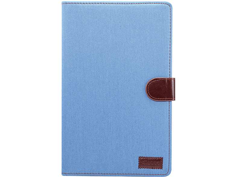 LOBWERK Hülle Schutzhülle Bookcover für Samsung Galaxy Tab S6 Lite SM-P610 P615 10.4 Zoll Kunststoff, Hellblau