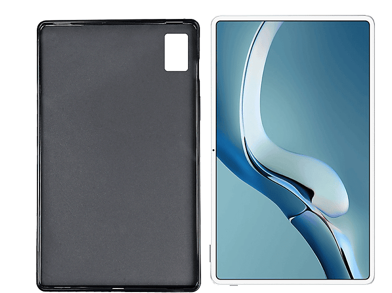 LOBWERK Hülle Schutzhülle Backcover für Huawei MatePad Pro 2021 MRR-W29 10.8 Zoll TPU, Schwarz