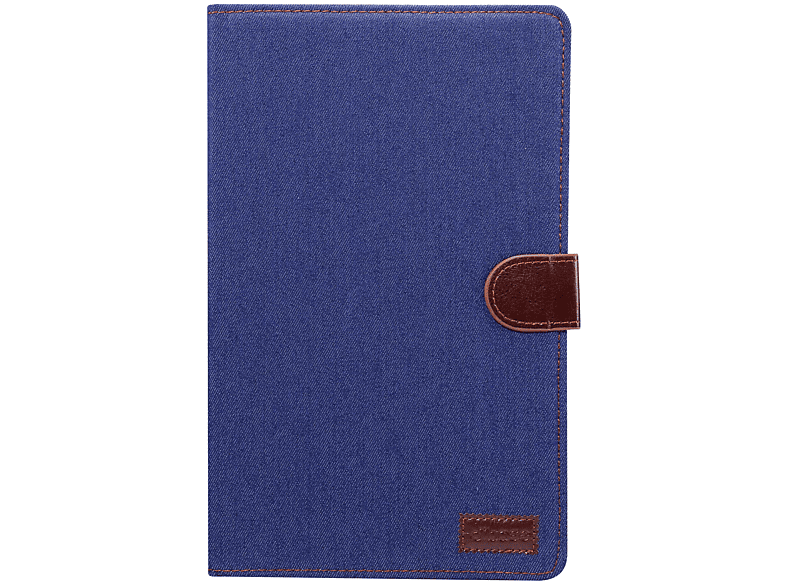 LOBWERK Hülle Schutzhülle Bookcover für Samsung Galaxy Tab S6 Lite SM-P610 P615 10.4 Zoll Kunststoff, Blau