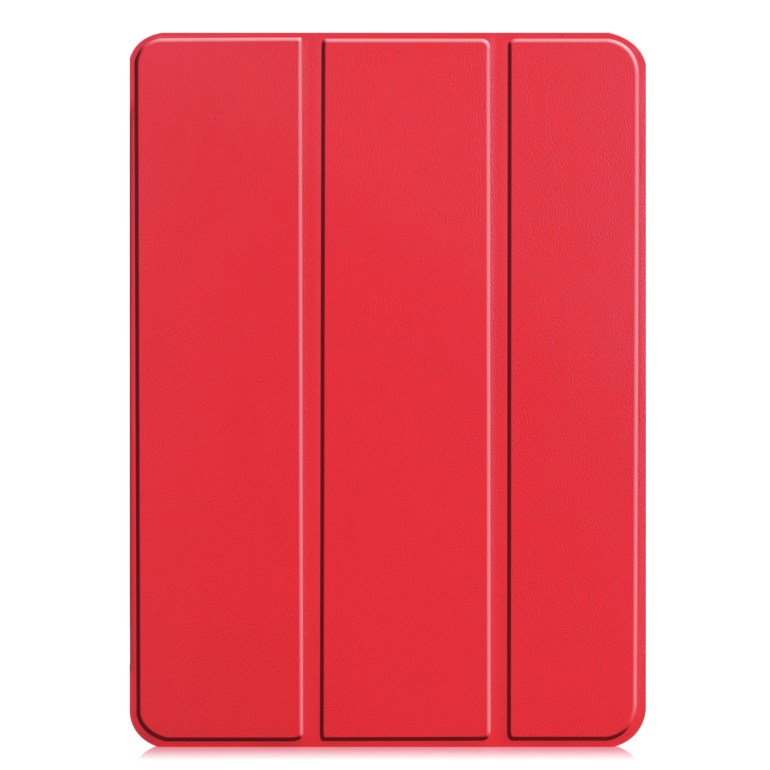Apple Rot Kunstleder, 2020 Schutzhülle iPad 12.9 12.9 LOBWERK Bookcover für Pro Hülle