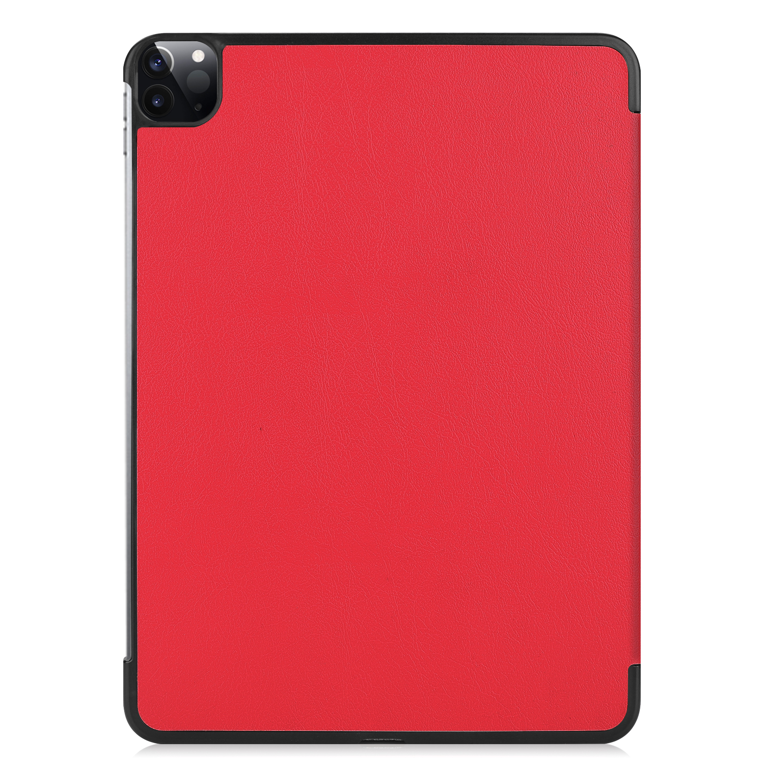 Zoll Schutzhülle 2021 5. LOBWERK Hülle Rot Apple Generation Bookcover iPad 12.9 Pro 12.9 Kunstleder, für