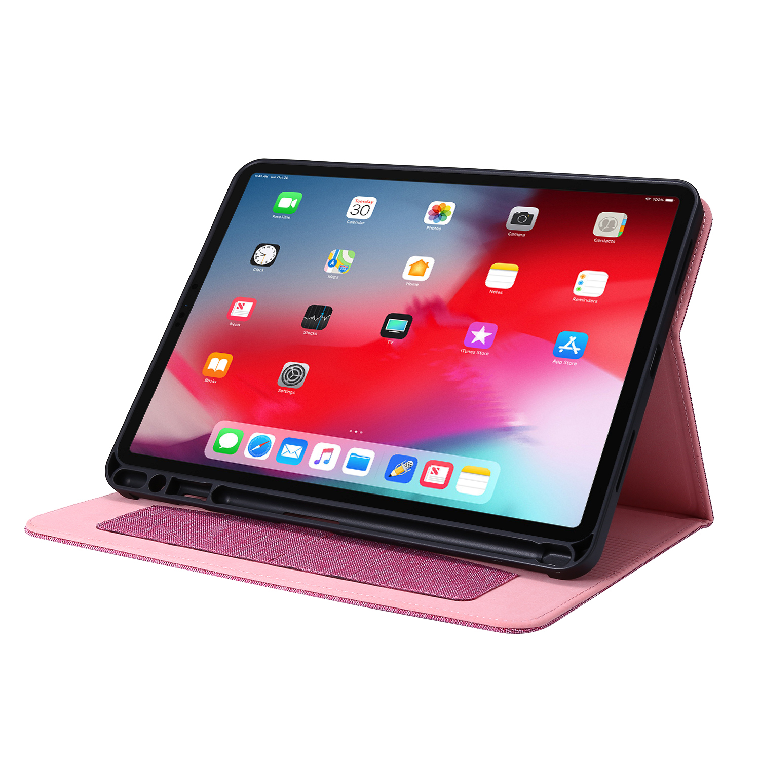 LOBWERK Hülle Schutzhülle 11 2020/2021/2022 iPad Hotpink 11 Apple Kunststoff, Zoll für Pro Bookcover