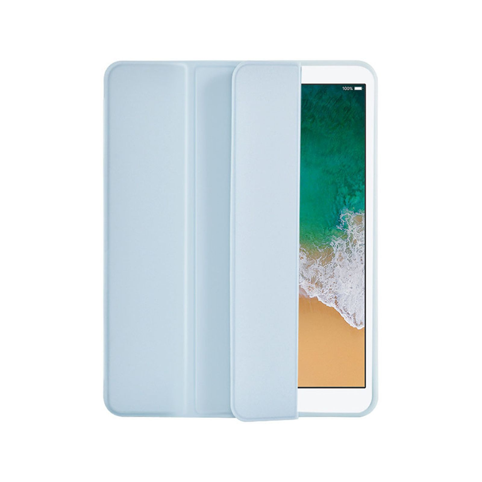 Air Kunststoff, Schutzhülle 1 Bookcover Air LOBWERK Hellblau Hülle für Apple 9.7 9.7 iPad 2 Zoll