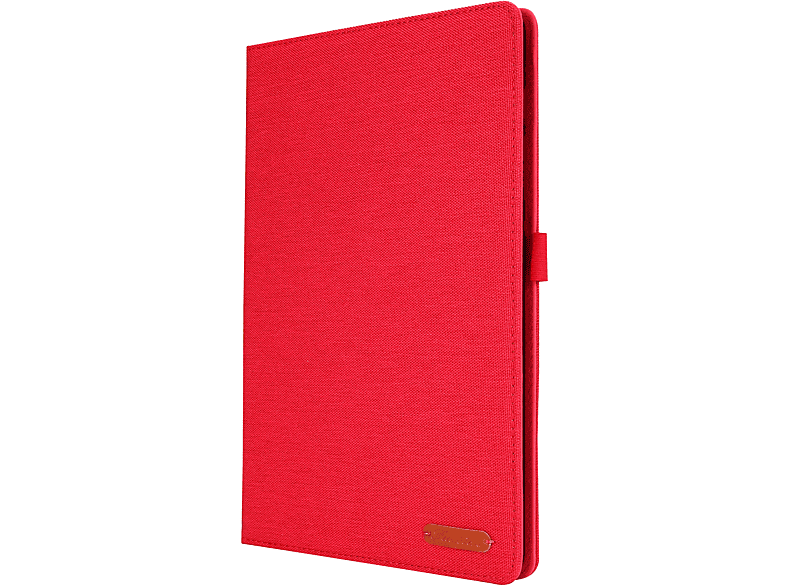 LOBWERK Hülle Schutzhülle Bookcover für Samsung Galaxy Tab S6 Lite SM-P610 P615 10.4 Zoll Kunststoff, Rot