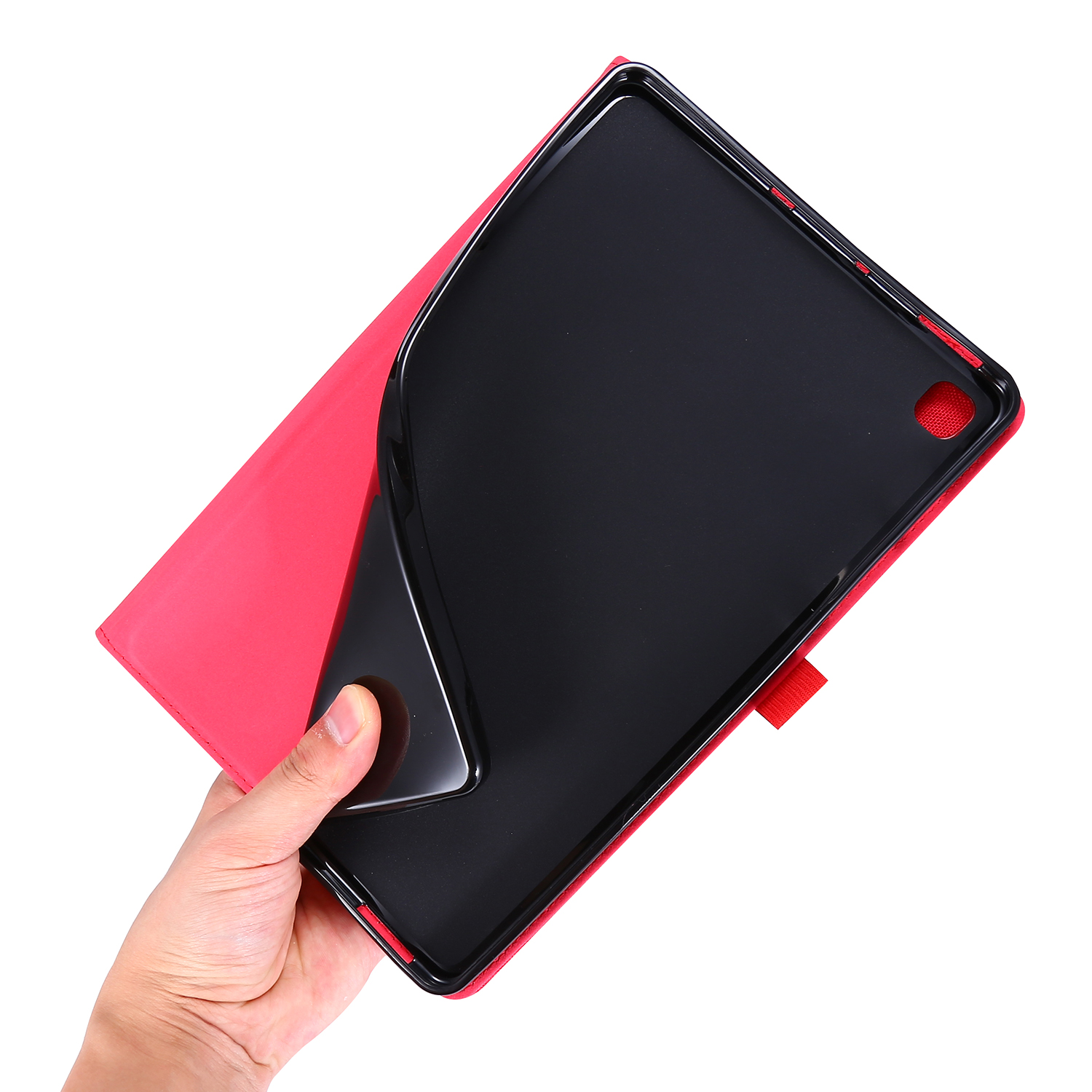 Samsung Lite Hülle Schutzhülle für Galaxy Kunststoff, Bookcover Rot P615 10.4 S6 SM-P610 LOBWERK Zoll Tab
