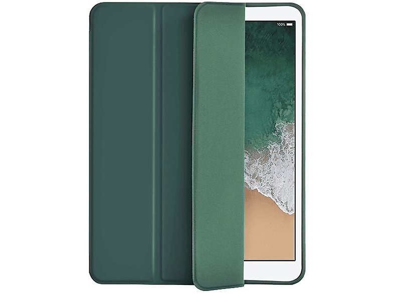 LOBWERK Hülle Schutzhülle Bookcover für Grün iPad Apple Pro 12.9 Kunststoff, 2020