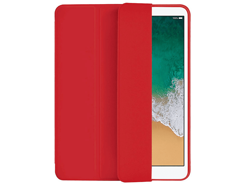 LOBWERK Hülle Schutzhülle Bookcover 9.7 Rot 1 Zoll Kunststoff, Air 2 9.7 Air für iPad Apple
