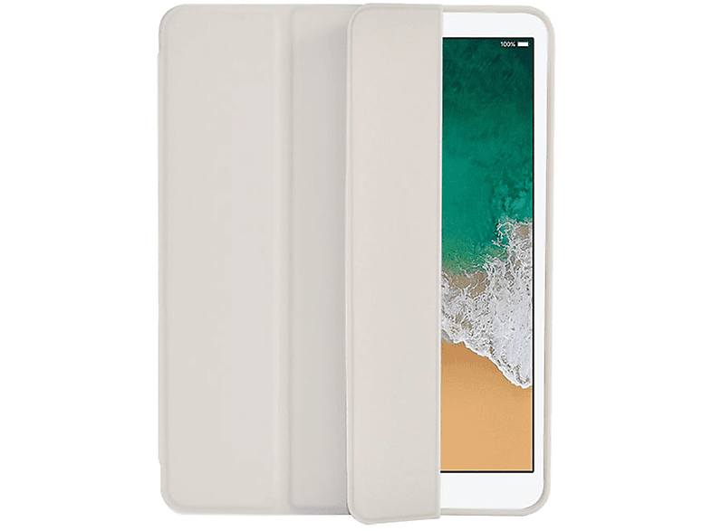 LOBWERK Hülle Schutzhülle Bookcover für Apple iPad Pro 12.9 2020 Kunststoff, Grau | Tablet Bookcover
