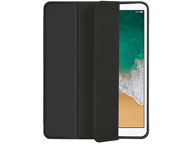LOBWERK Hülle Schutzhülle Bookcover für Apple iPad Pro 10.5 2019/2020/2021 Air 3 iPad Pro 10.2 10.5 Zoll Kunststoff, Schwarz