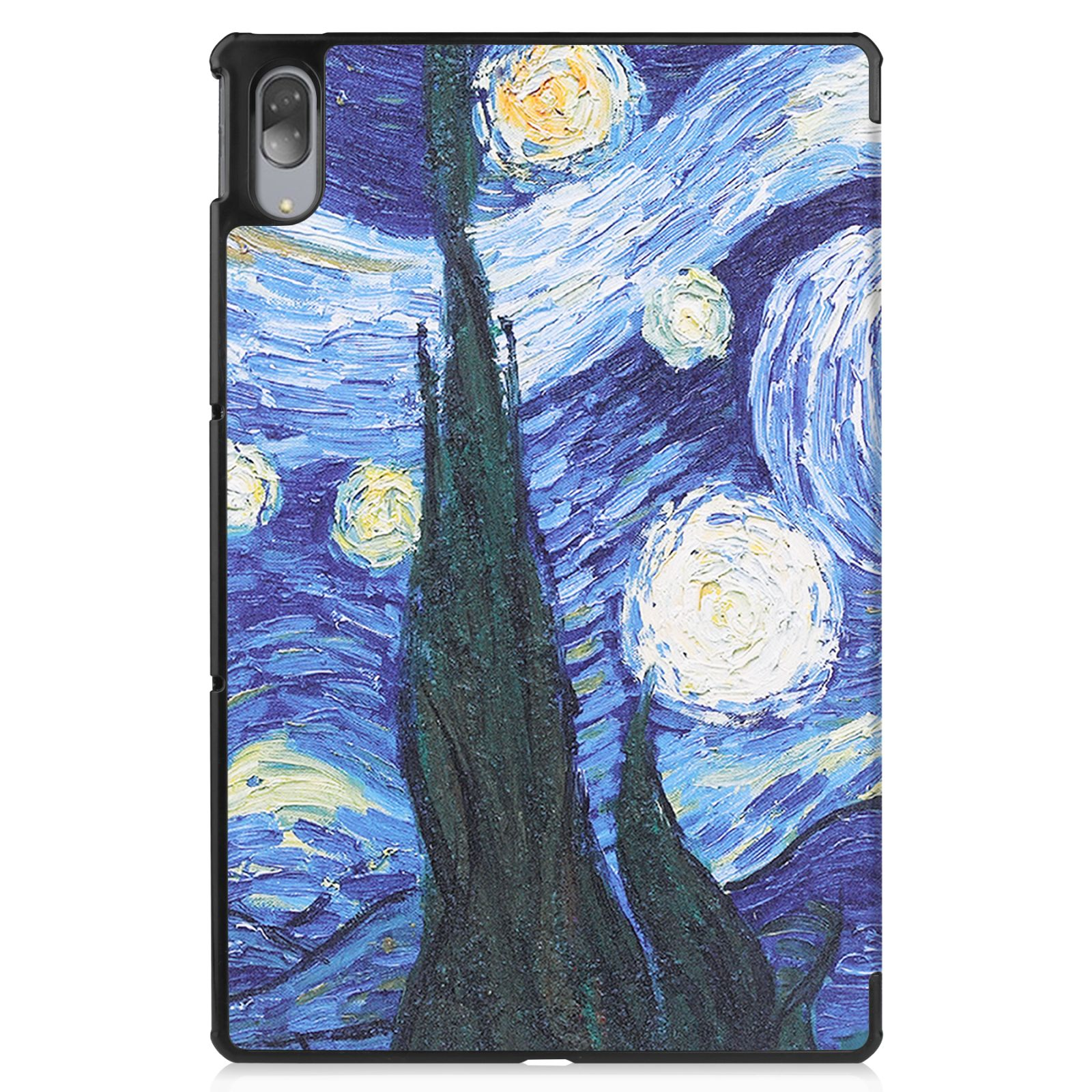 Tablethülle mit dem Kunstwerk 'Sternennacht' von Van Gogh.