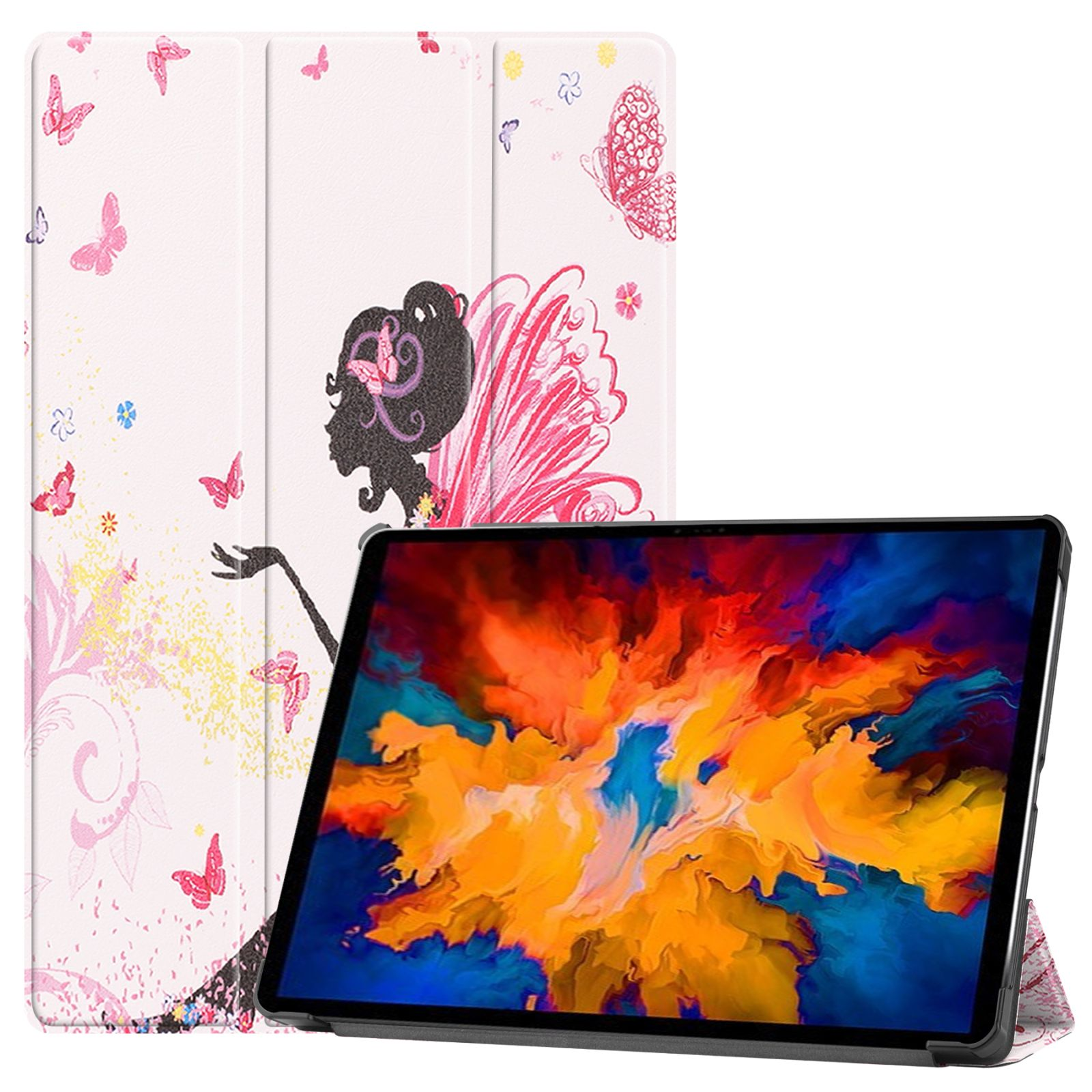 Bookcover LOBWERK Schutzhülle für Kunstleder, Pro P11 Lenovo Mehrfarbig Hülle TB-J706F 11.5 Tab Zoll