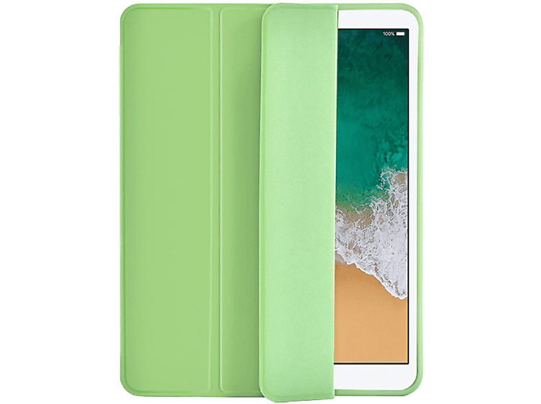 Apple iPad 2 Hülle 1 Schutzhülle 9.7 Grün Air Zoll Bookcover LOBWERK 9.7 Kunststoff, Air für