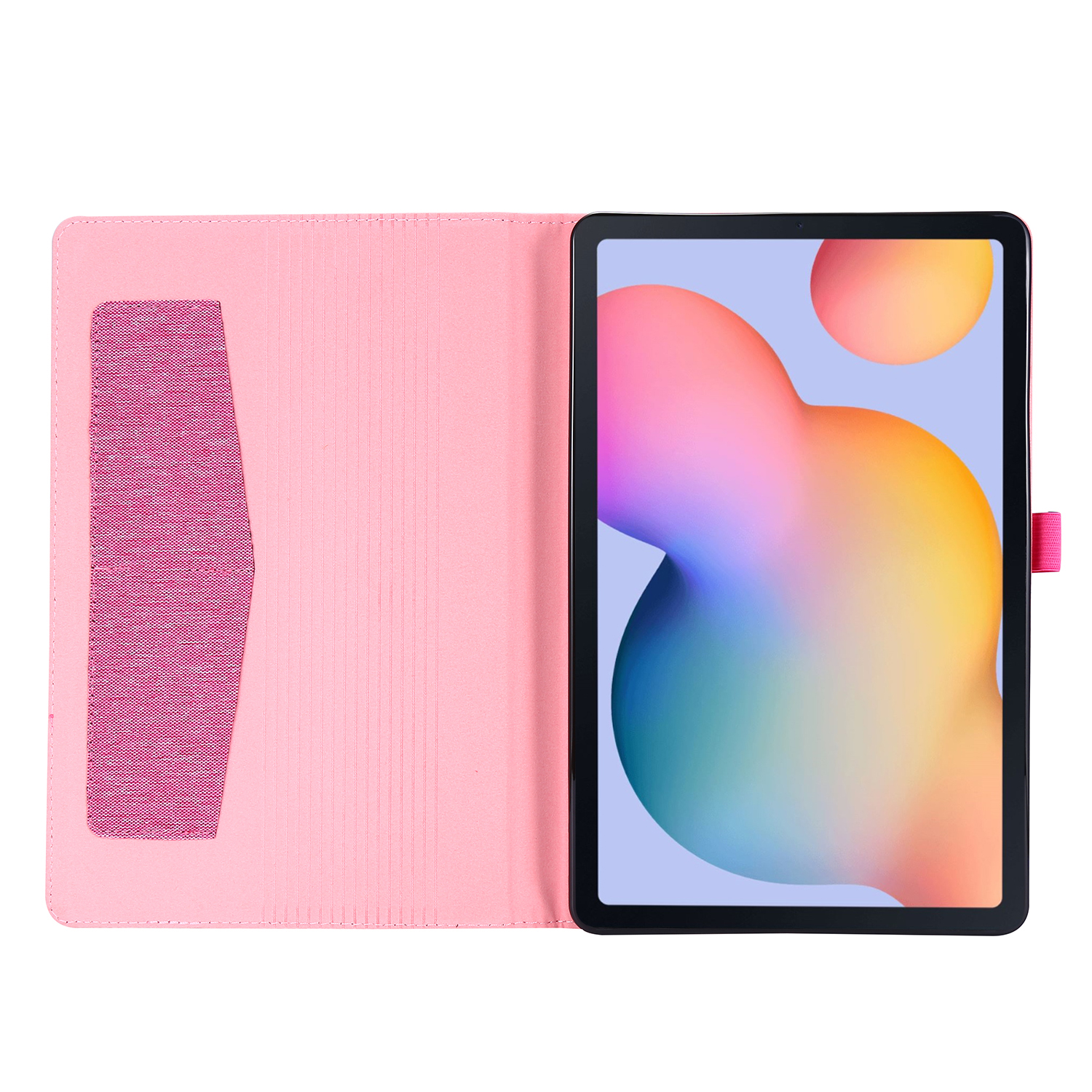 Pink Tab Hülle Schutzhülle P615 Bookcover Zoll LOBWERK 10.4 SM-P610 Galaxy Samsung Kunststoff, für Lite S6