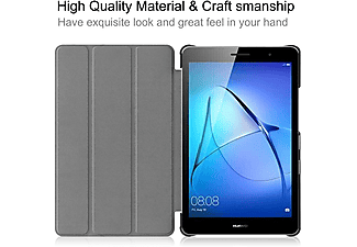 LOBWERK Hülle Schutzhülle Bookcover für Huawei MatePad T8 8.0 Zoll Kunstleder, Mehrfarbig
