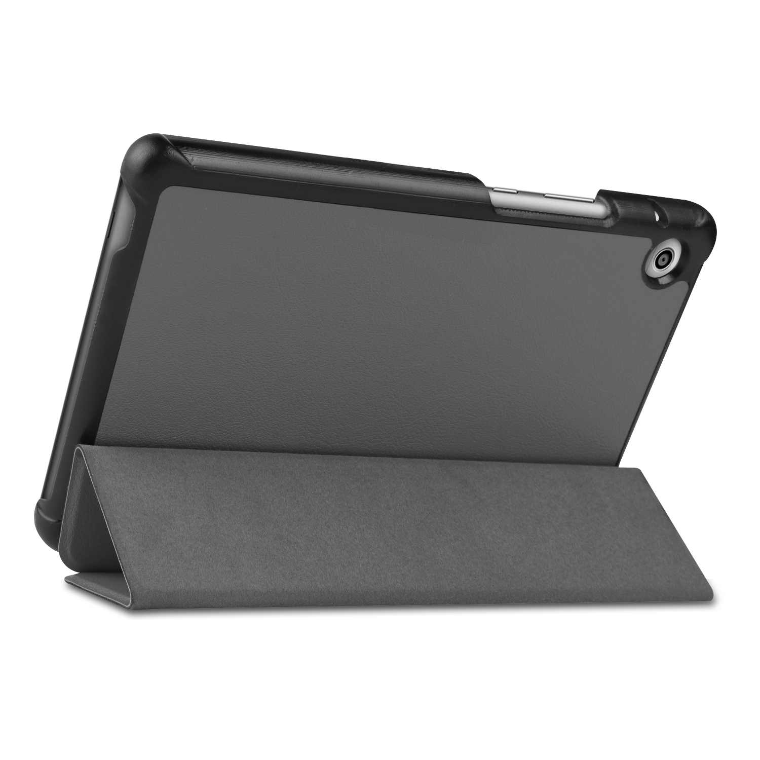 LOBWERK Hülle Schutzhülle Bookcover MatePad für Grau Huawei 8.0 Kunstleder, T8 Zoll