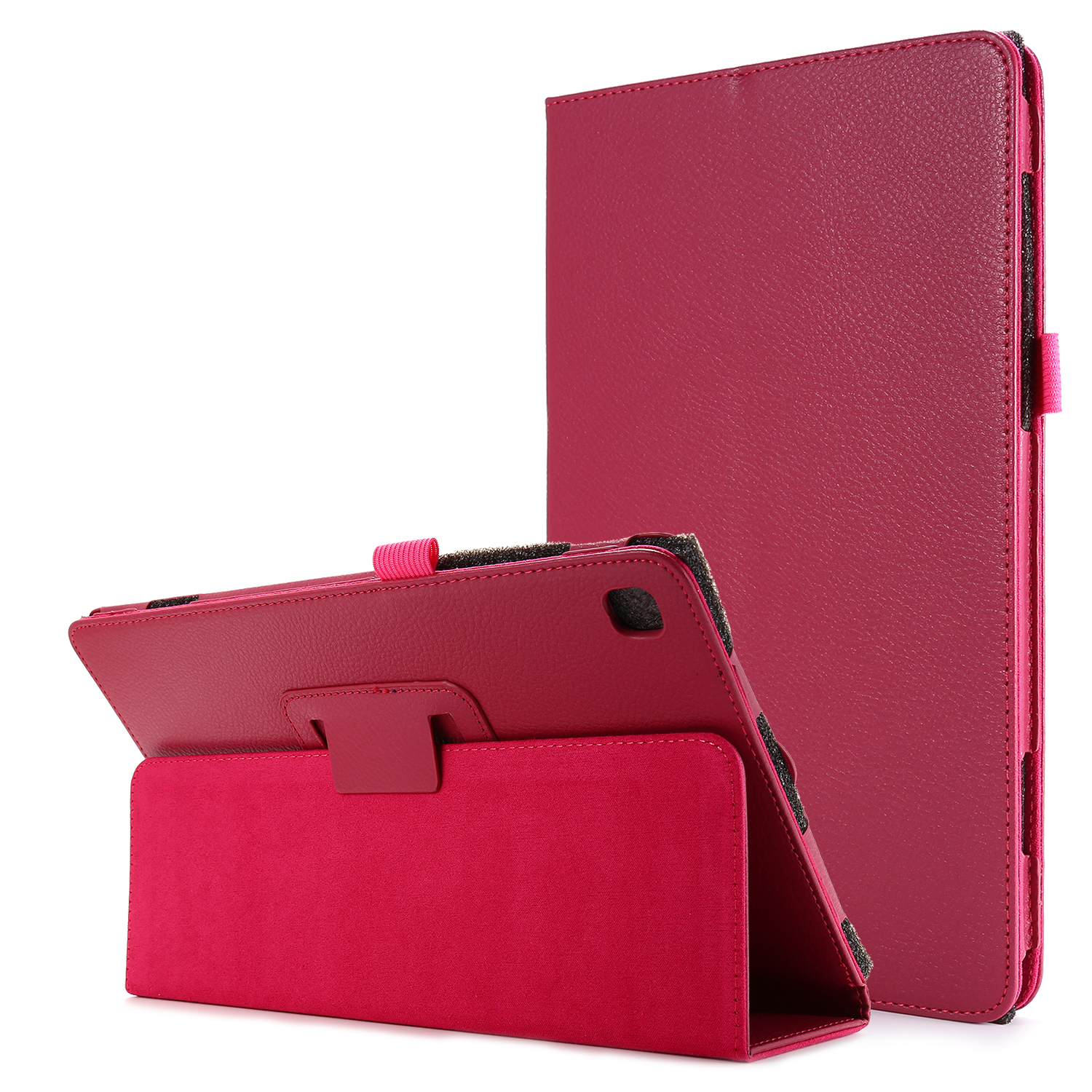 Hülle Pink 10.4 SM-P615 LOBWERK Galaxy Bookcover Lite Schutzhülle Kunstleder, Samsung Tab SM-P610 Zoll für S6