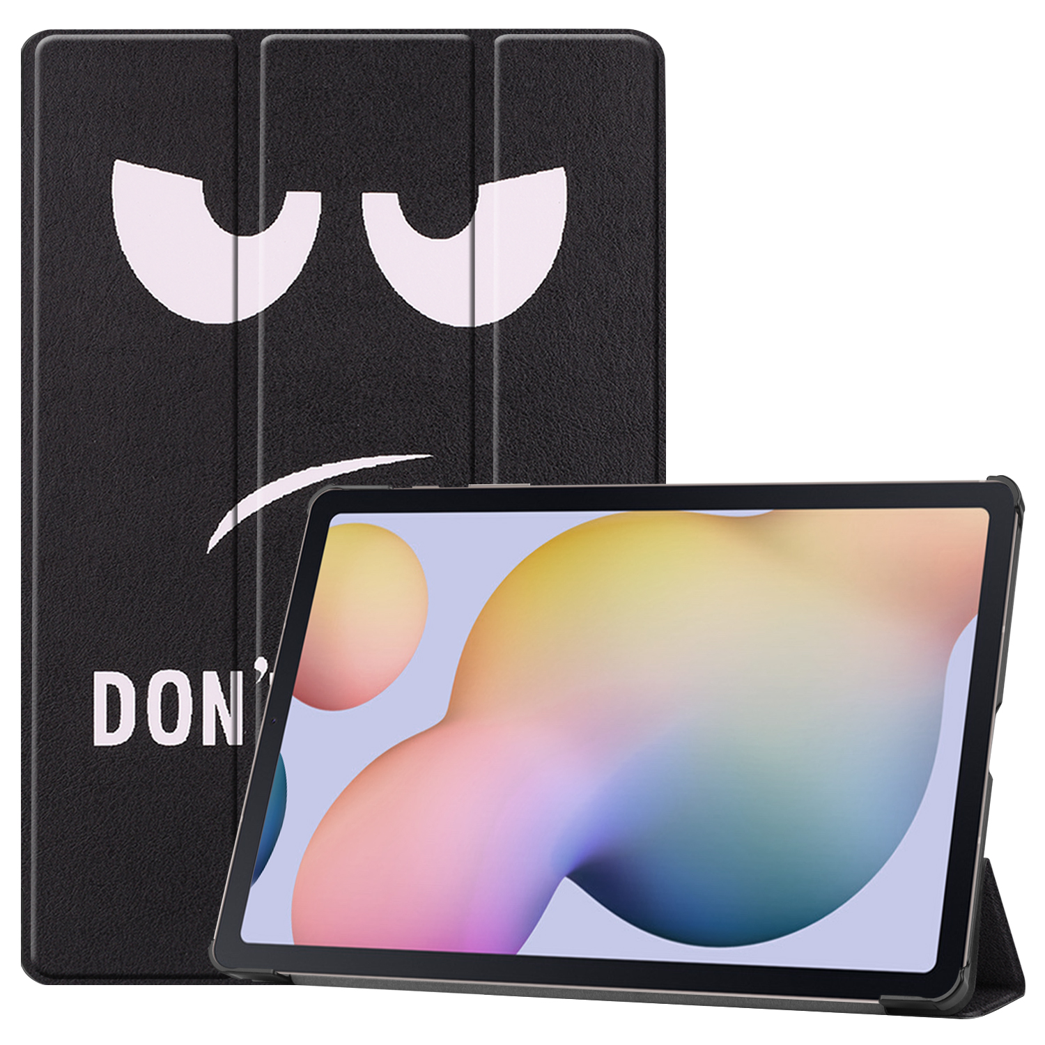 LOBWERK Hülle Schutzhülle Zoll Bookcover Mehrfarbig T970 Tab S7 für Galaxy 12.4 Samsung Plus Kunstleder, S X800 T975