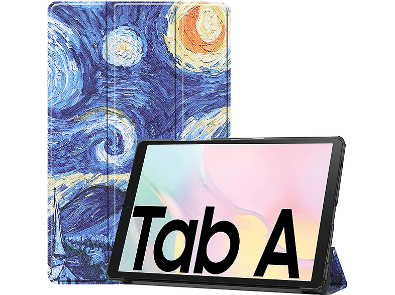 LOBWERK Hülle Schutzhülle Bookcover Galaxy für T505 Kunstleder, A7 Tab SM-T500 Samsung NEU