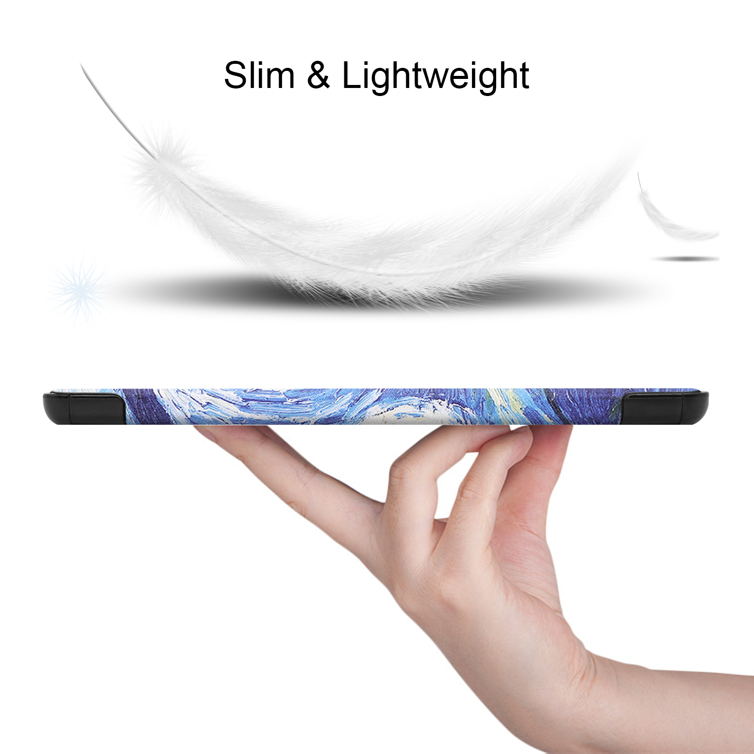 LOBWERK Hülle Schutzhülle Mehrfarbig S7 Tab Bookcover Samsung für SM-T870/T875/X700 Galaxy Kunstleder