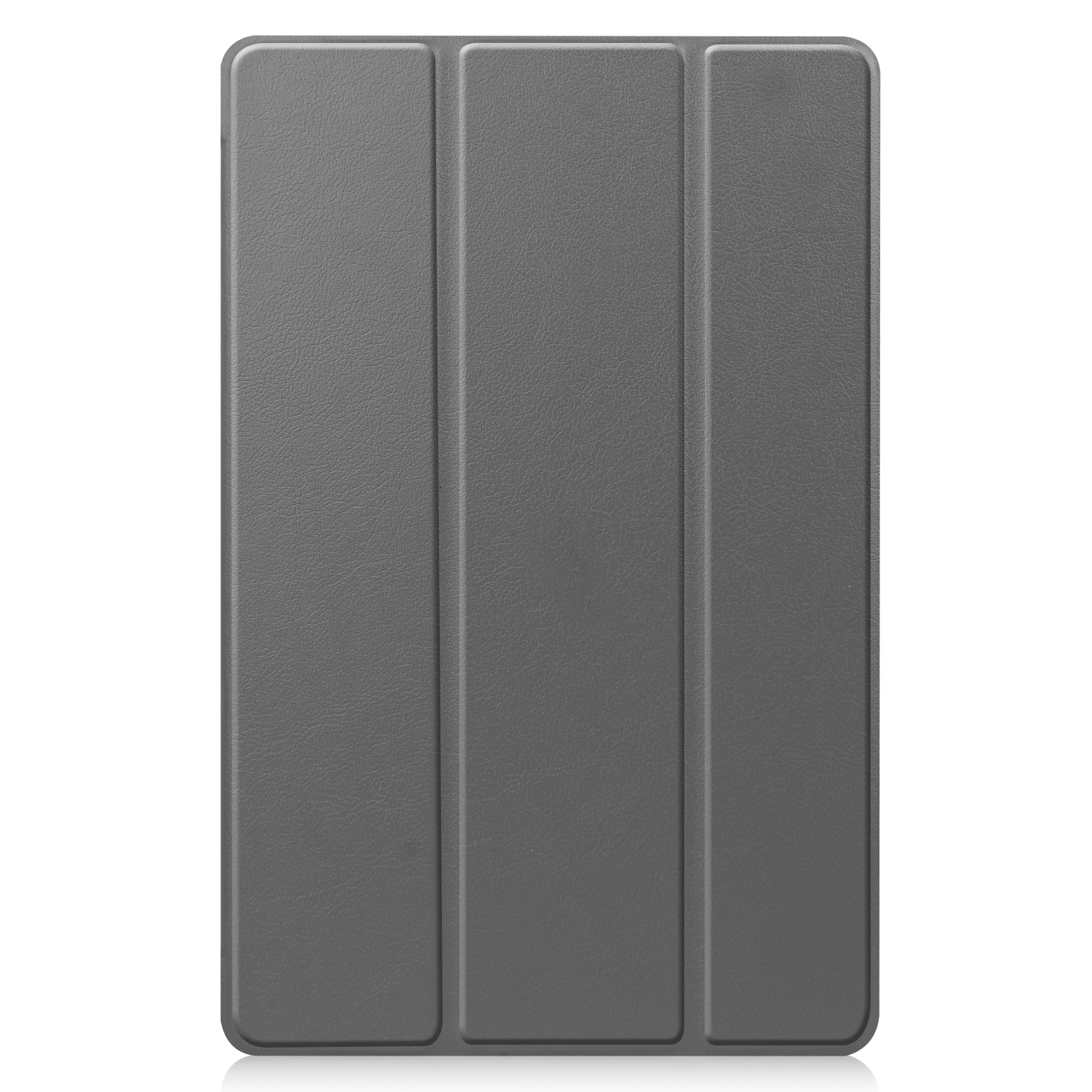 LOBWERK Hülle Samsung Bookcover Tab T505 Kunstleder, für A7 SM-T500 Schutzhülle Galaxy Grau