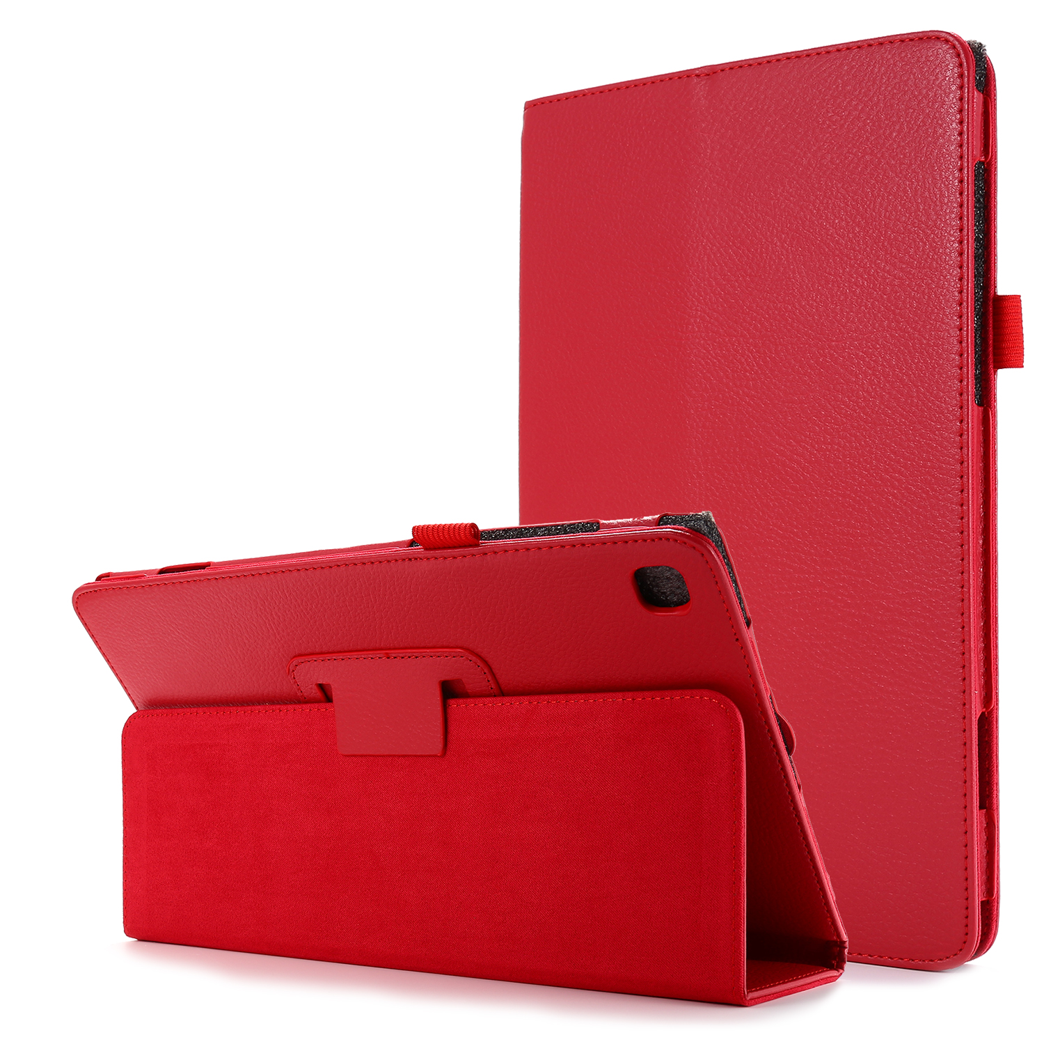 LOBWERK Hülle Schutzhülle Zoll Samsung Bookcover für Kunstleder, Rot Lite SM-P610 S6 Tab 10.4 Galaxy SM-P615