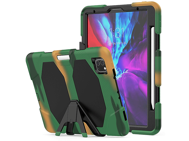 Kunststoff, Bookcover Zoll Hülle Schutzhülle Camouflage Pro 2020/2021/2022 iPad für LOBWERK 11 11 Apple