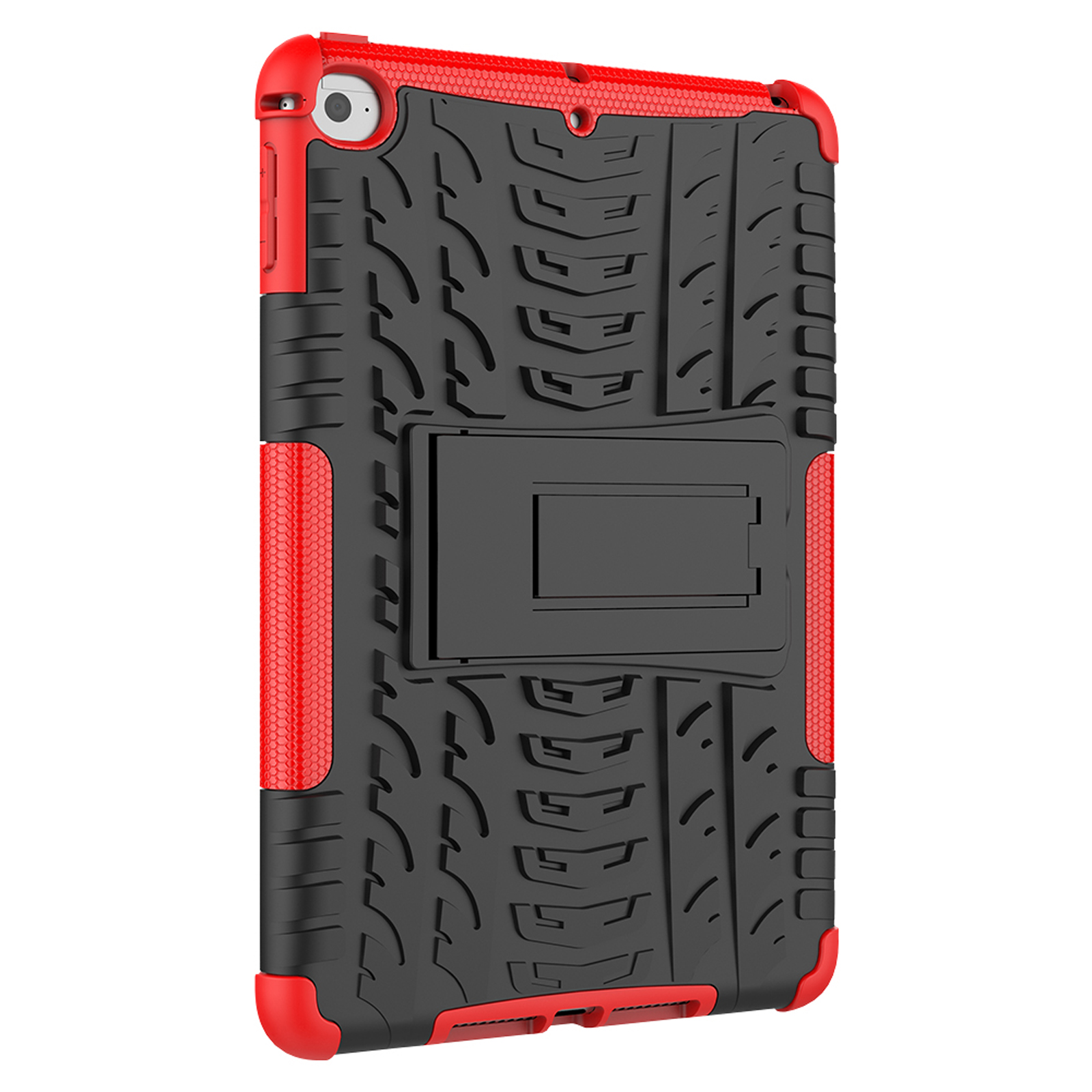 Apple 4/5 iPad Zoll Rot für 7,9 LOBWERK Bookcover Hülle Schutzhülle Mini Kunststoff,