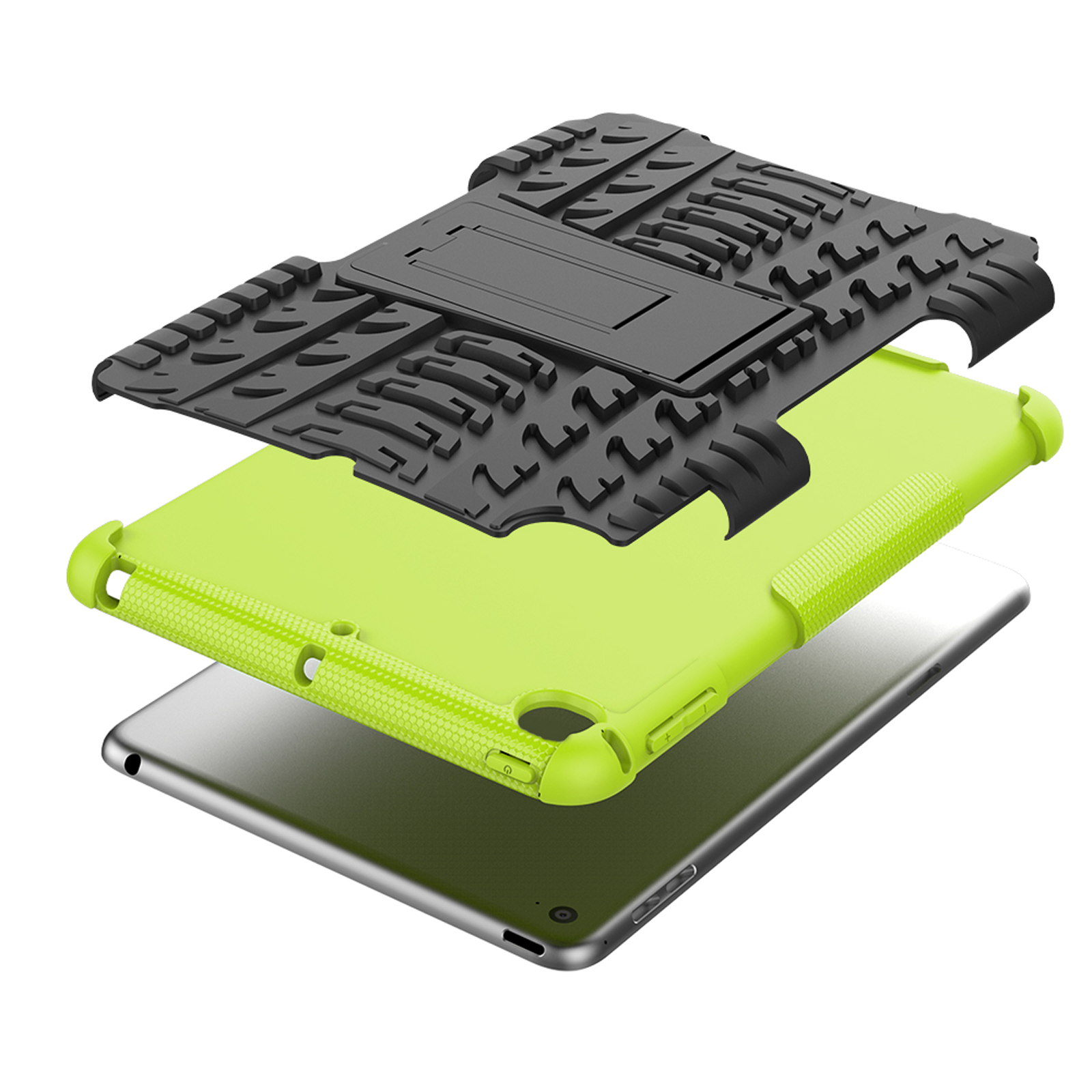 Hülle Apple 4/5 Schutzhülle Mini Grün Zoll iPad Kunststoff, 7,9 Bookcover für LOBWERK