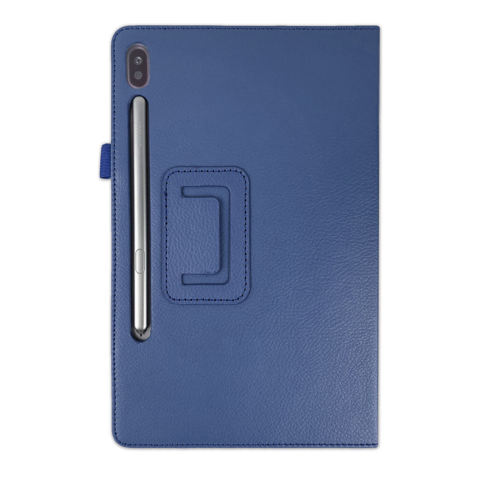 (Schutzhülle Tab + S6 SM-T860 Bookcover Kunstleder, Blau Set LOBWERK 2in1 Galaxy 10.5 für Schutzglas) SM-T865 Case Samsung