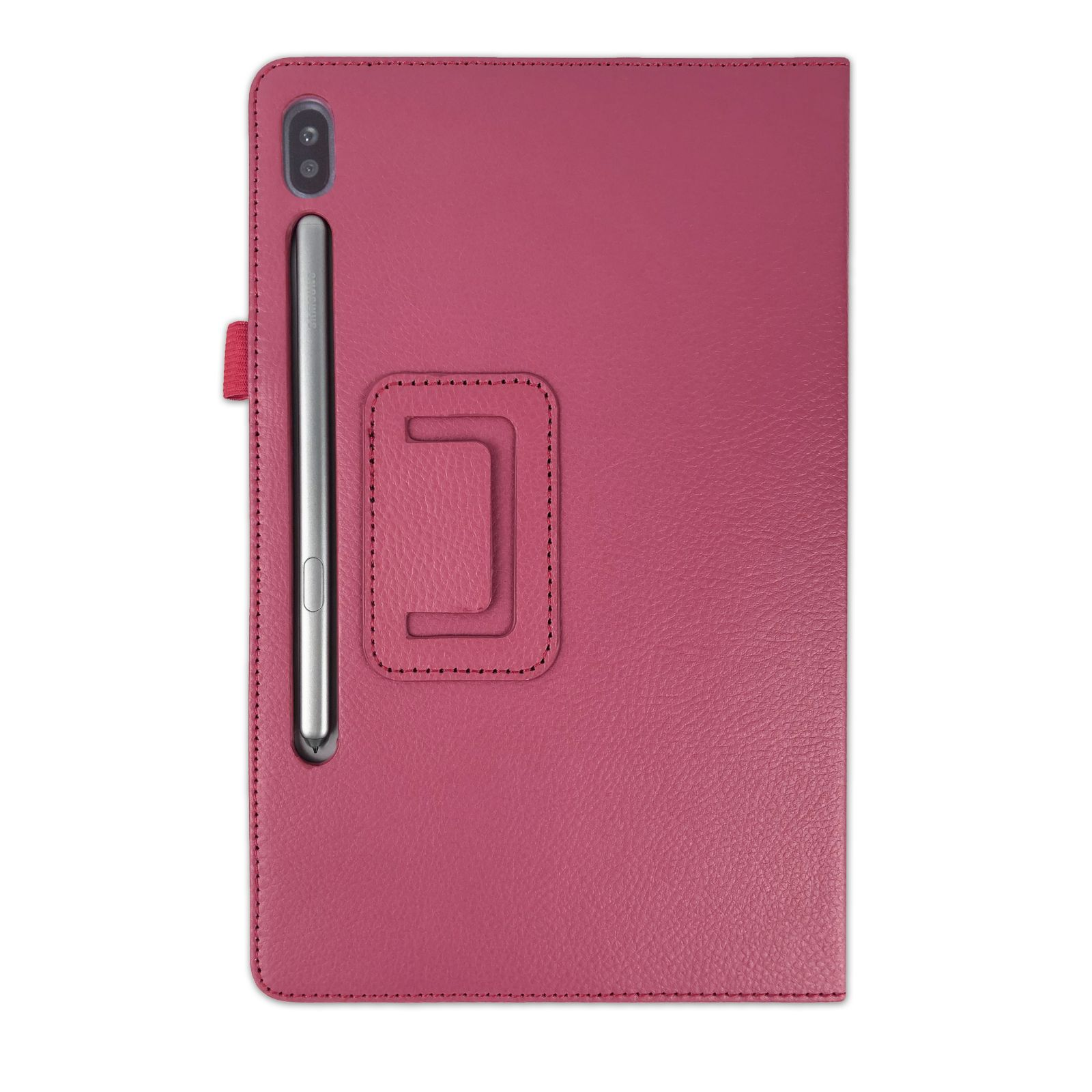 LOBWERK Hülle Schutzhülle Bookcover für Tab Kunstleder, SM-T860 S6 Zoll 10.5 Samsung Pink Galaxy