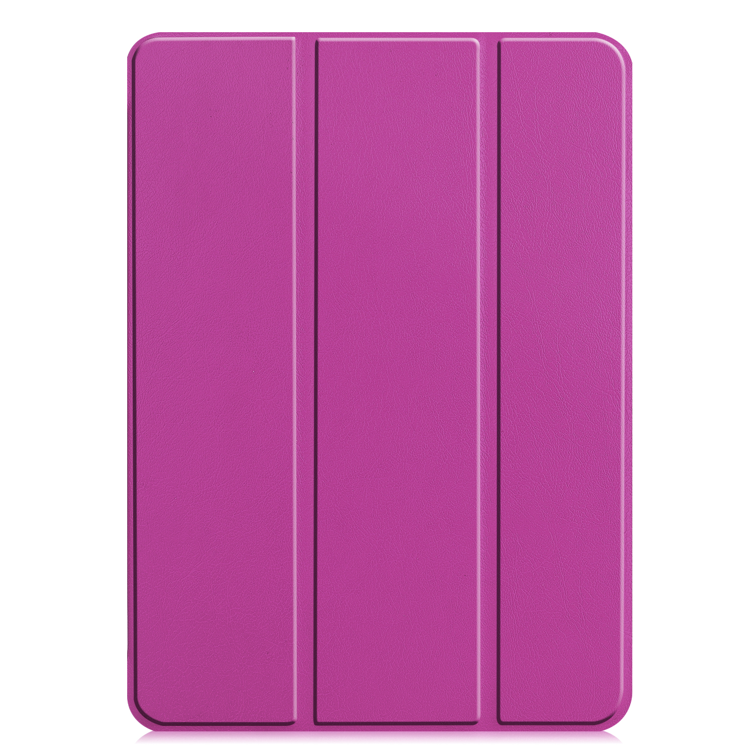 LOBWERK Hülle Schutzhülle Lila für Kunstleder, Bookcover iPad 11 2020 /2021/2022 Apple Zoll 11 Pro