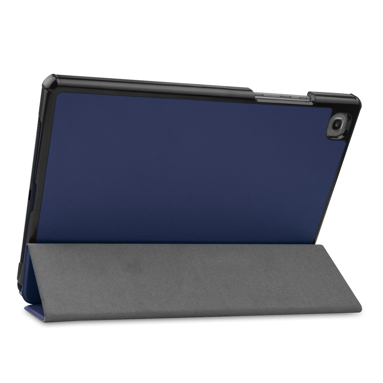 LOBWERK Hülle Samsung A7 Kunstleder, SM-T500 Blau Bookcover T505 für Schutzhülle Galaxy Tab