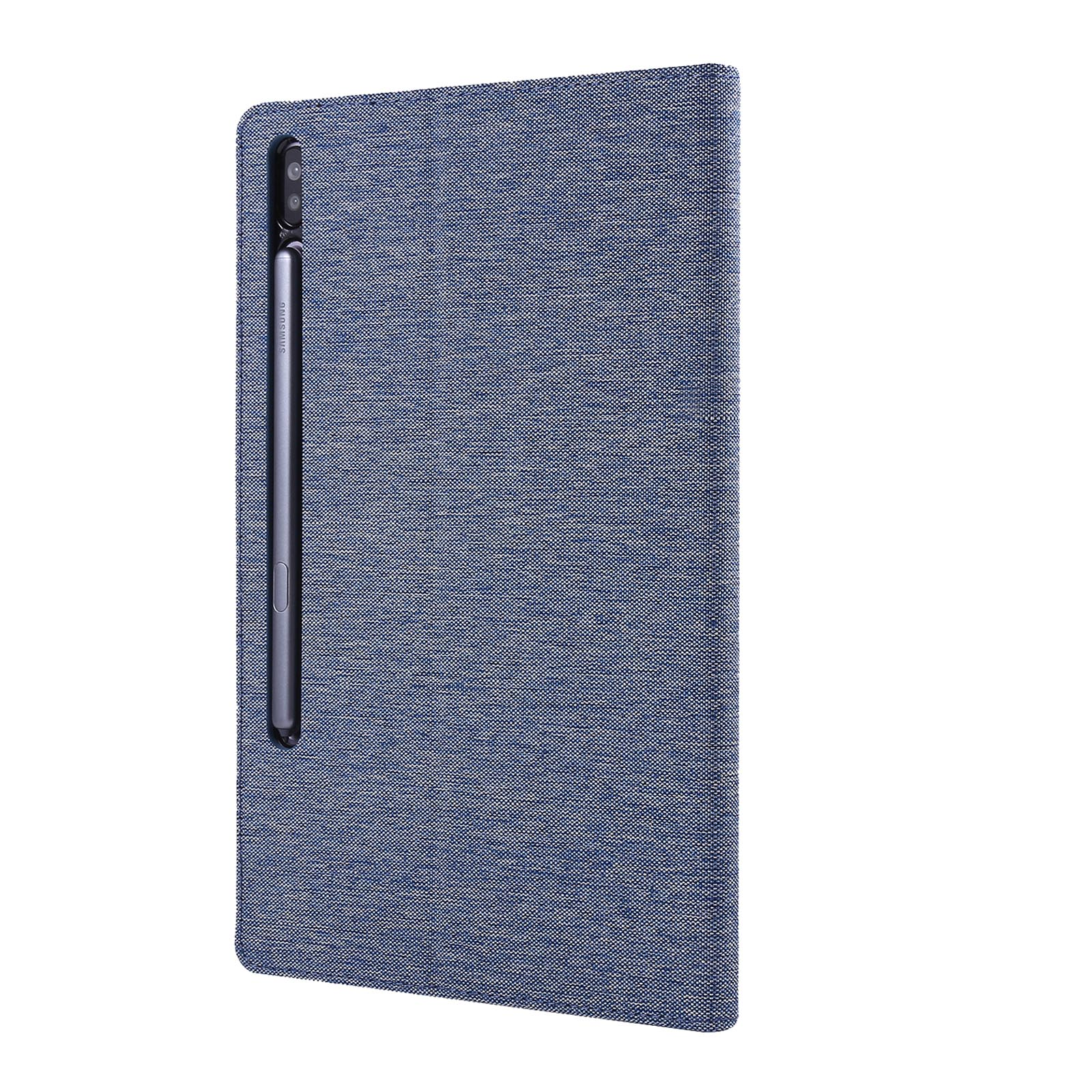 LOBWERK Hülle Schutzhülle Bookcover Tab Zoll Galaxy SM-T860 Kunststoff, 10.5 für S6 Blau Samsung