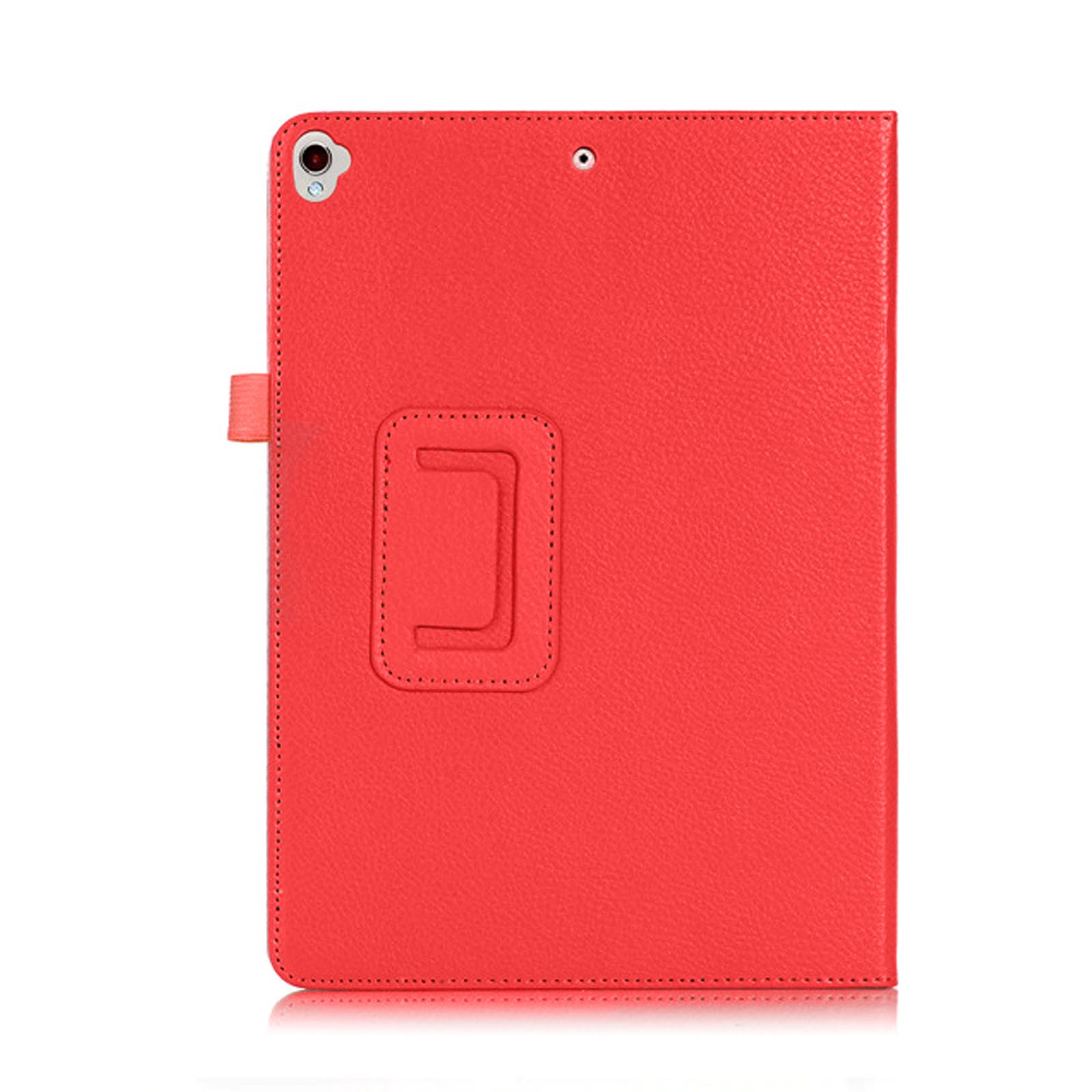 LOBWERK Hülle Schutzhülle Bookcover für Kunstleder, 10.2 2019/2020/2021 iPad Rot Apple Zoll