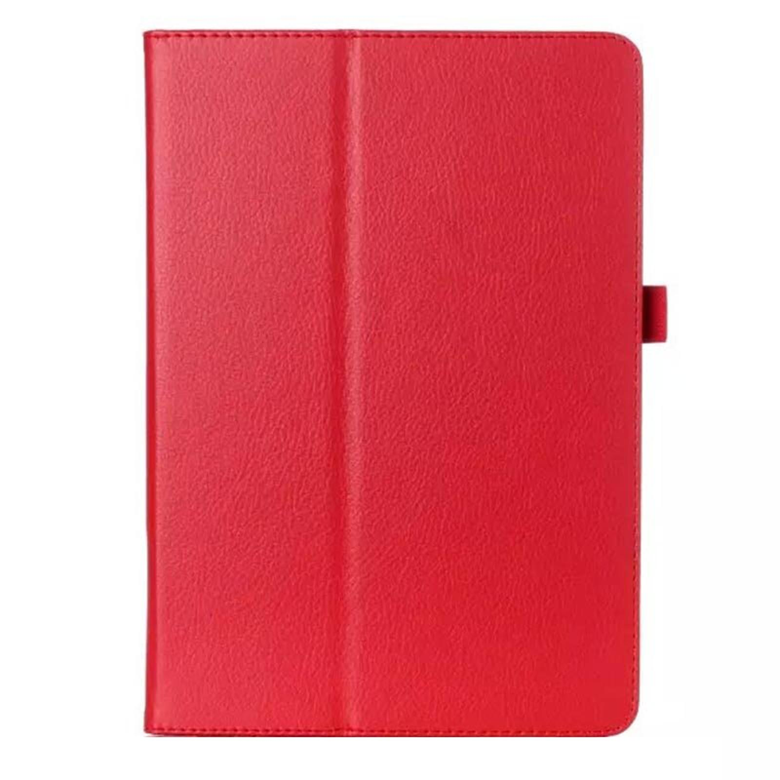 Hülle 10.2 iPad Apple 2019/2020/2021 Schutzhülle für Kunstleder, LOBWERK Bookcover Zoll Rot