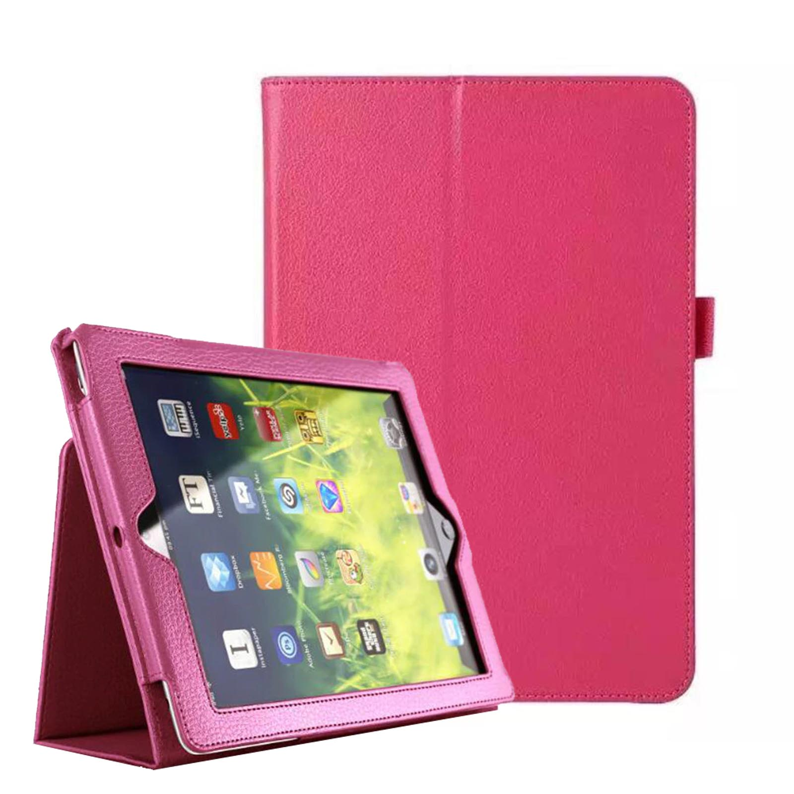 Kunstleder, 10.2 Schutzhülle für Pink Apple Zoll Bookcover 2019/2020/2021 iPad Hülle LOBWERK