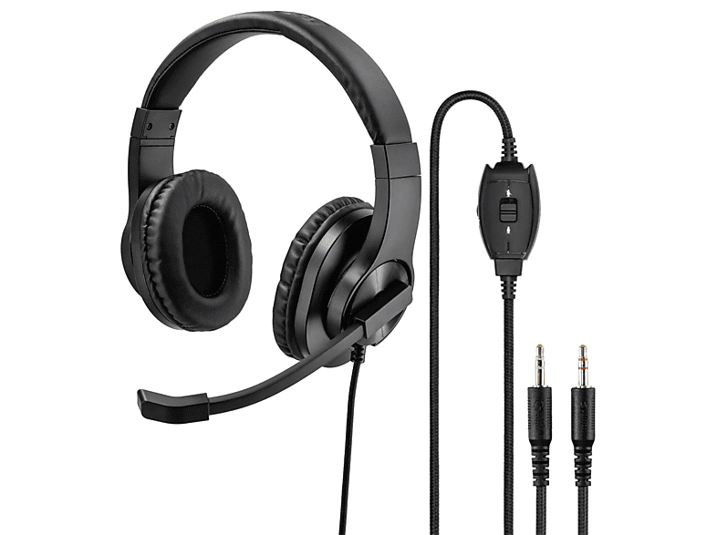 HAMA HS-P300, Over-ear Headset schwarz