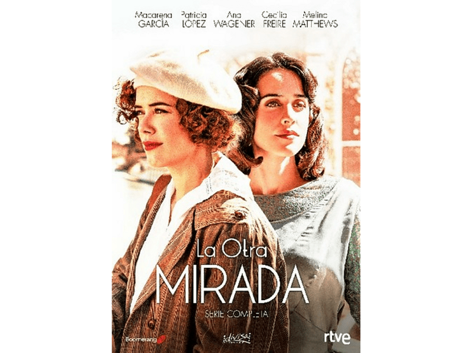 Dos mujeres en la portada de un DVD. El título es 'La Otra Mirada'.