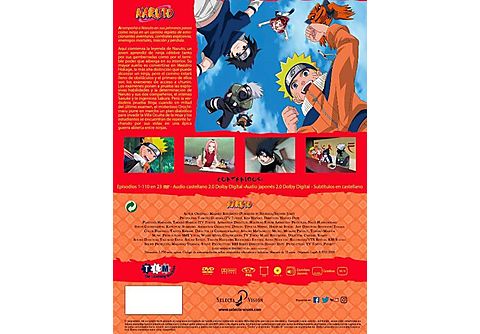 Box Naruto 1. Ep 1 al 110 - DVD