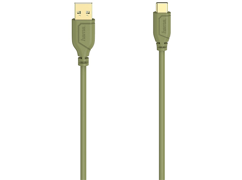 HAMA 480 Mbit/s, Turtle Green USB-C-Kabel
