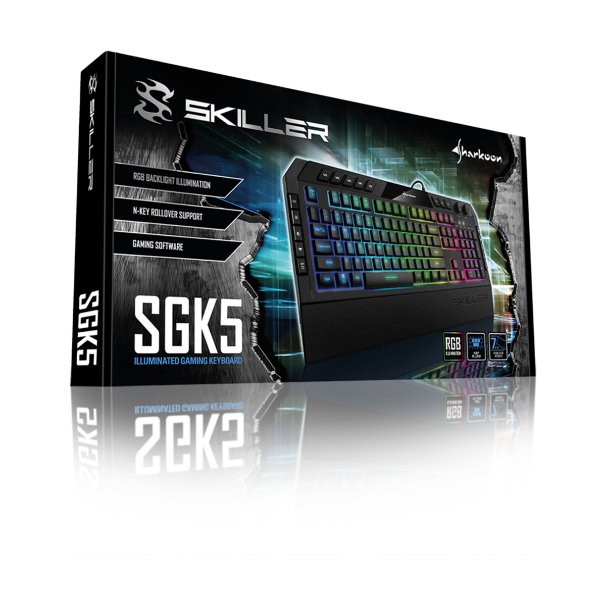 SGK5 RGB, SHARKOON Gaming Tastatur SKILER