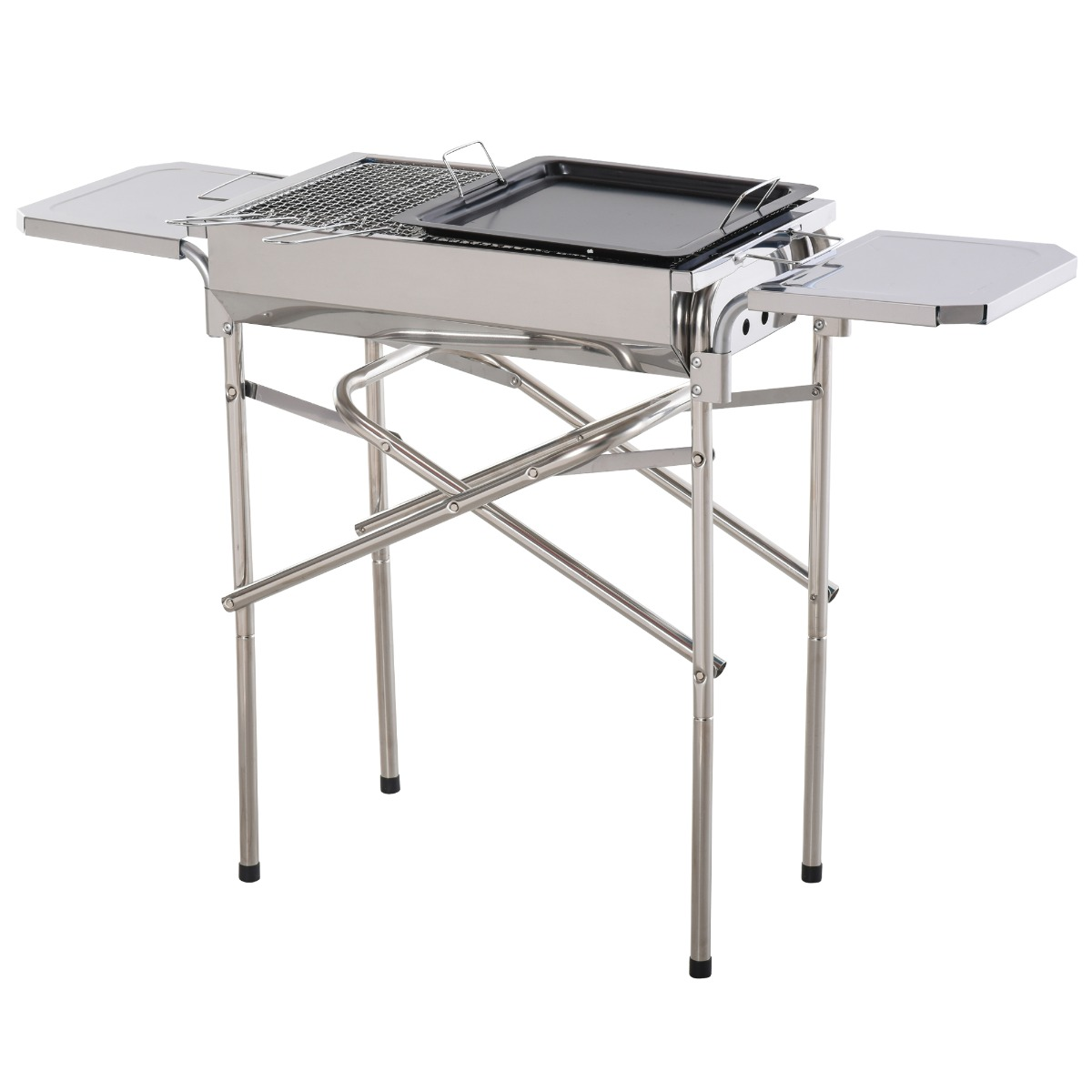 Raclette - 01-0571 OUTSUNNY, 0 W, 1560 cm, Plata