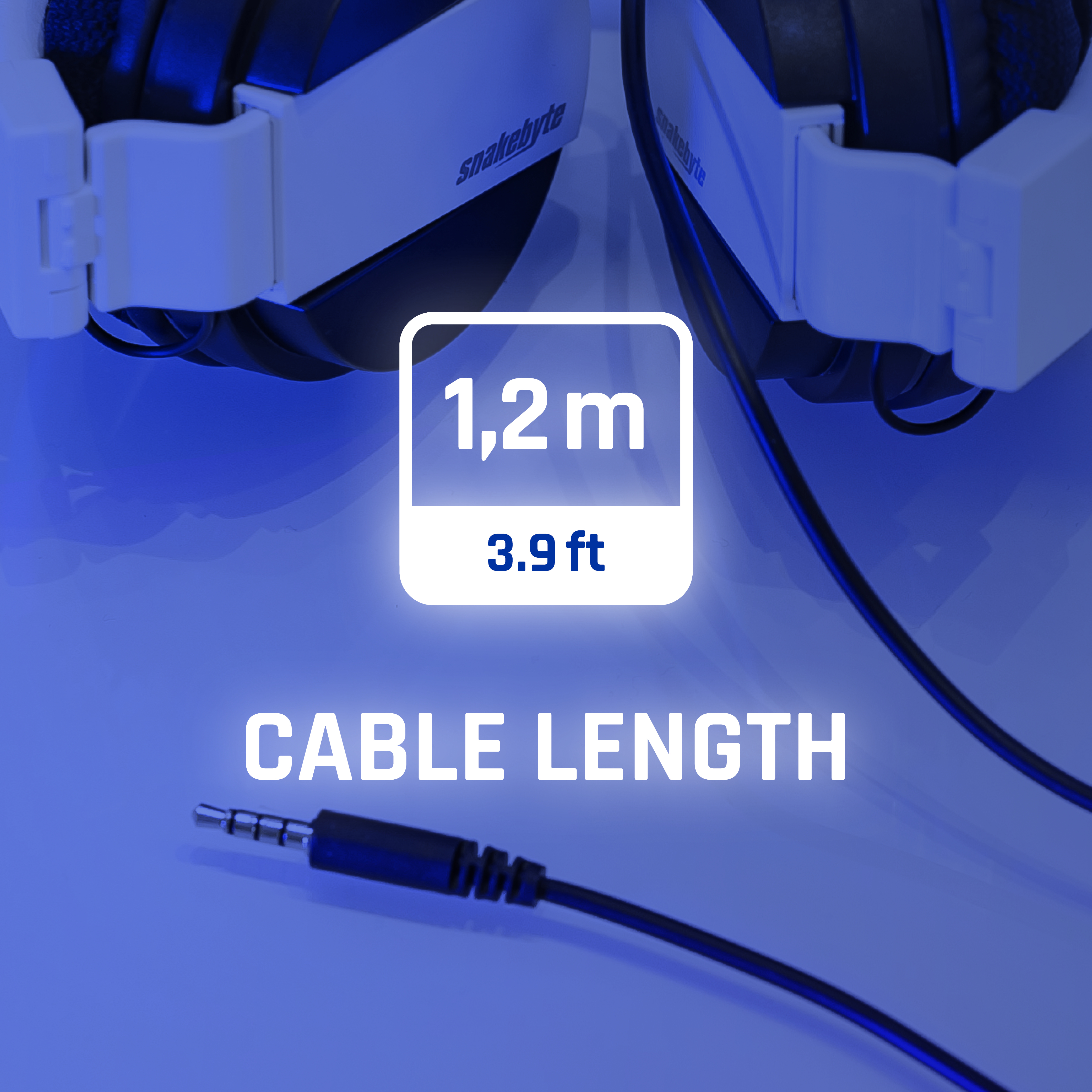 Słuchawki bezprzewodowe SNAKEBYTE HEAD:SET 5 (PS5) Czarny, Biały