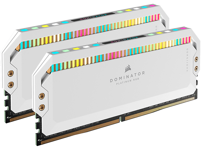 CORSAIR 2x16GB, 1.25V, 40-40-40-77, DDR5 Speicher-Kit White RGB, GB Hsp 32