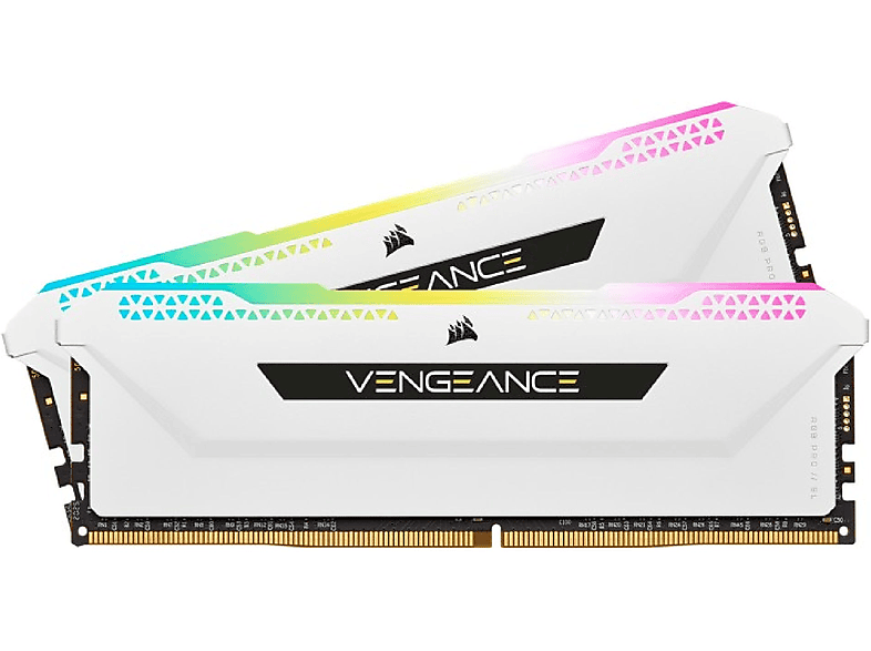 Ryzen Speicher-Kit GB 16-20-20-38 32 AMD CORSAIR DDR4 2x16GB,Vengeance,1.35V,White