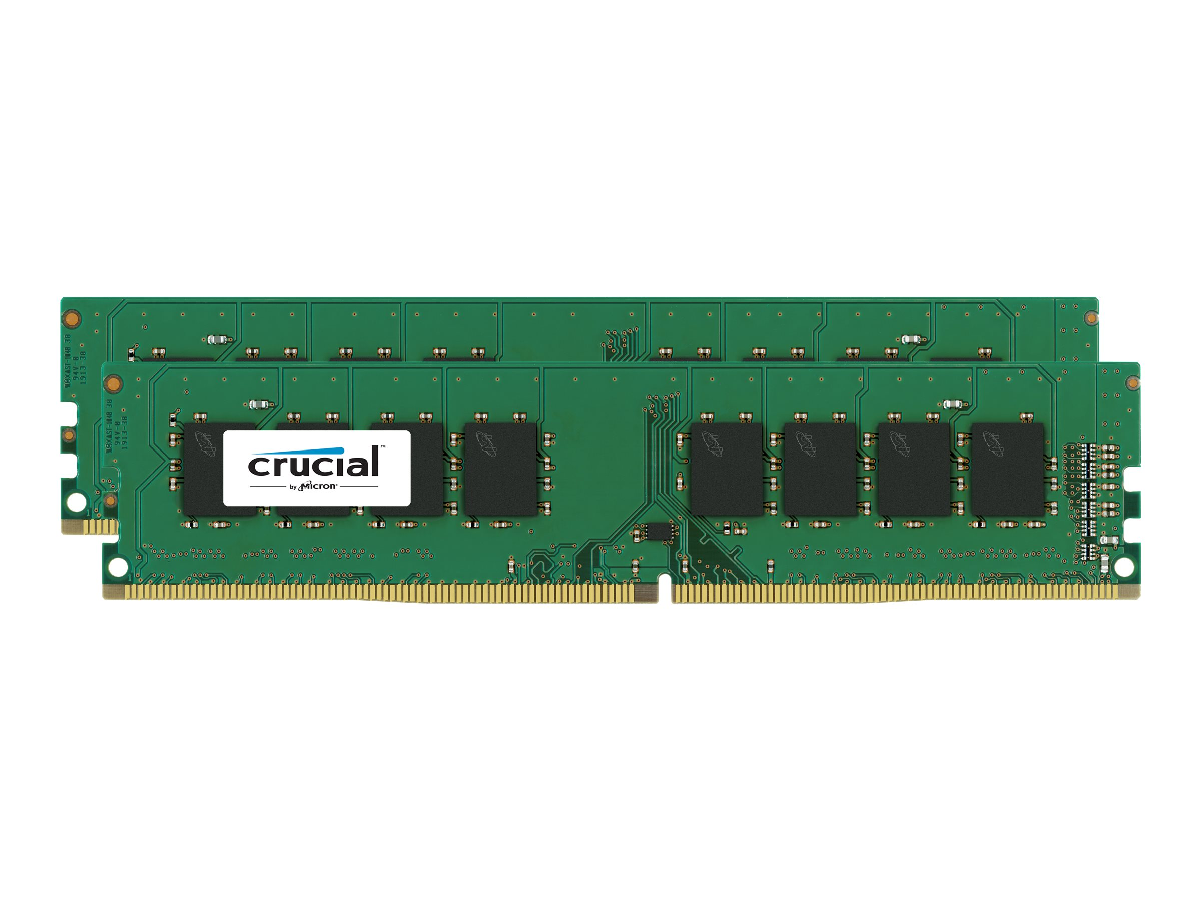 CRUCIAL 2x16GB, Crucial, DDR4 rank single Speicher-Kit 32 GB
