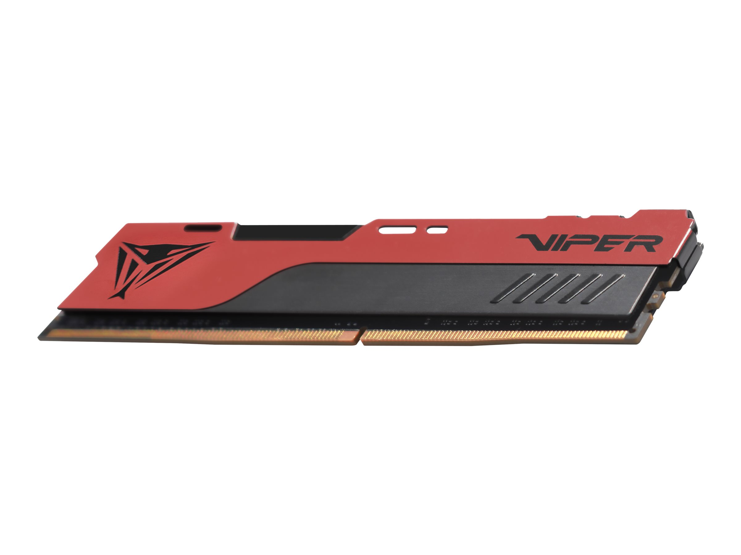 Stick RAM rosso e nero. Logo Viper visibile. Sfondo bianco.