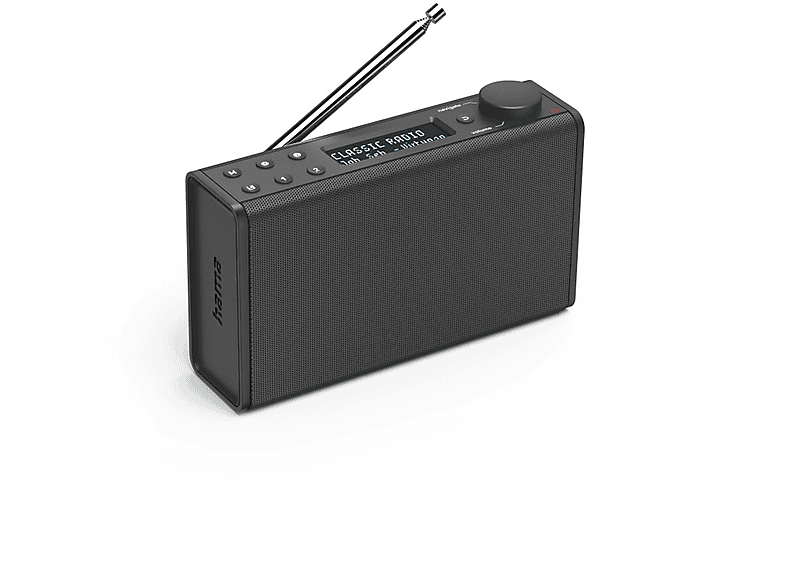 HAMA DR7USB DAB+ Radio, DAB+, Schwarz Bluetooth